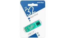 USB флеш 32Gb Flash Drive SB Glossy series Green