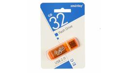 USB флеш 32Gb Flash Drive SB Glossy series orange