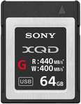 Карта памяти XQD Sony QDG-64F 64Gb 440 Mb/s