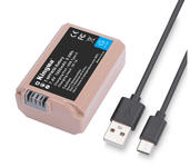 Аккумулятор KingMa NP-FW50 1080mAh с Type-C